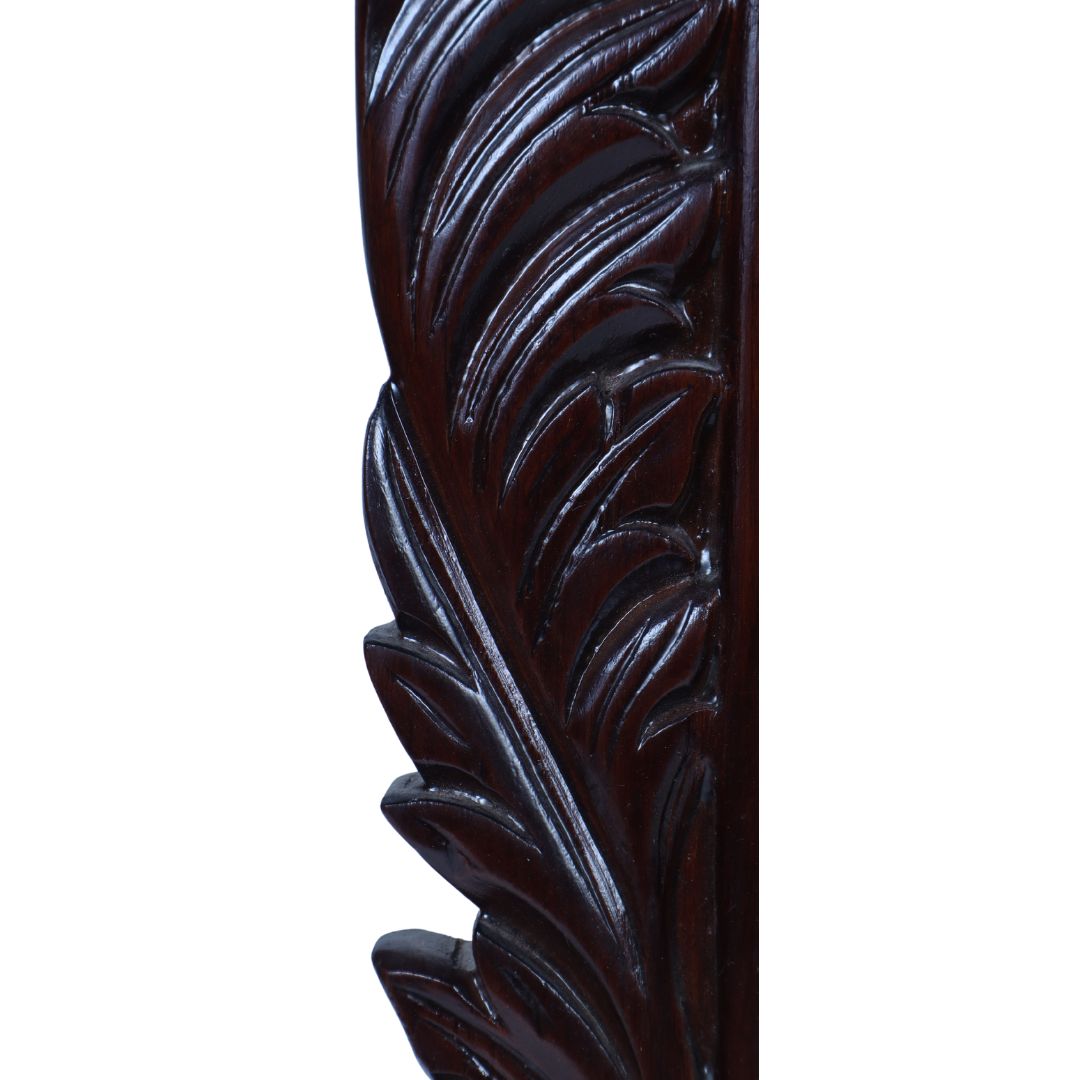 WOODEN CARVED MIRROR FRAME WITH MIRROR 