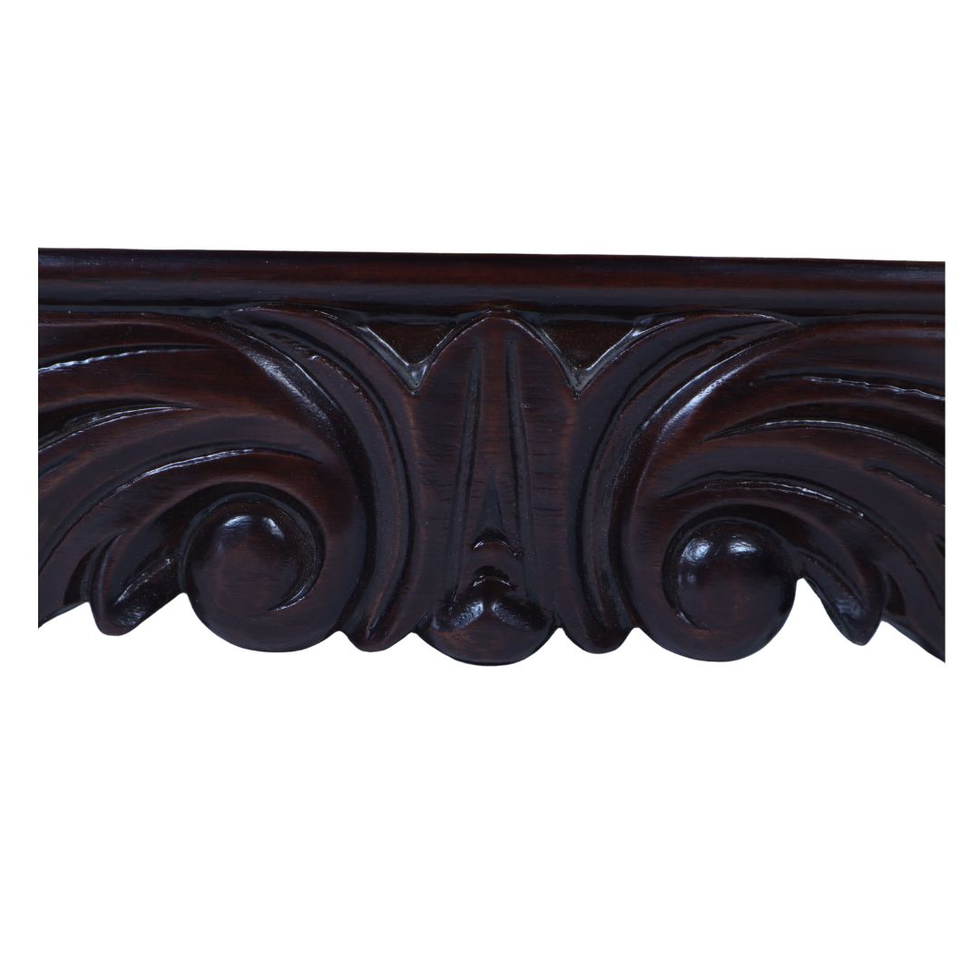 WOODEN CARVED MIRROR FRAME WITH MIRROR 