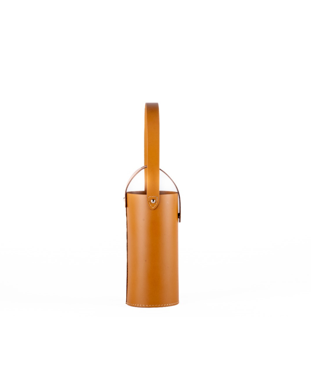 LEATHERITE WINE BOTTLE COVER IN TAN COLOR