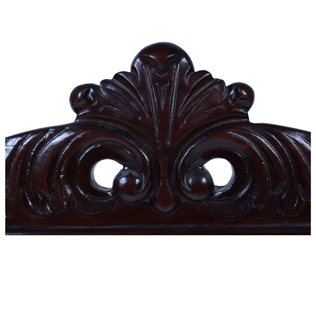 WOODEN CARVED MIRROR FRAME WITH MIRROR 