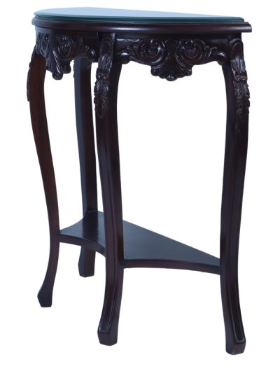 WOODEN WALNUT CONSLOE TABLE  