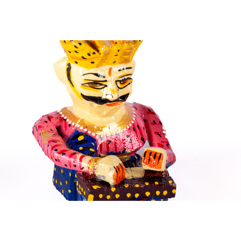 WOOD PAINTED MUSICIAN S/5 4