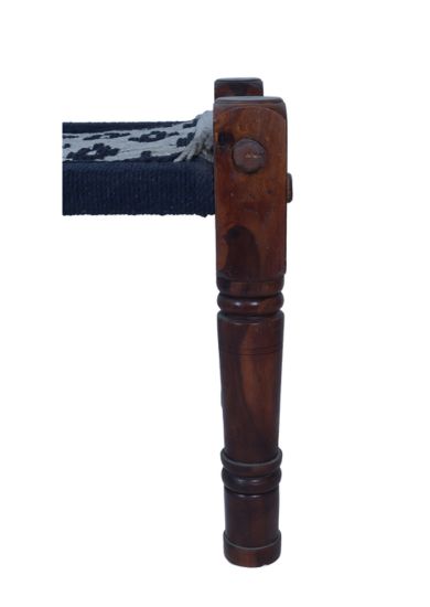 WOODEN TEXTILE BENCH