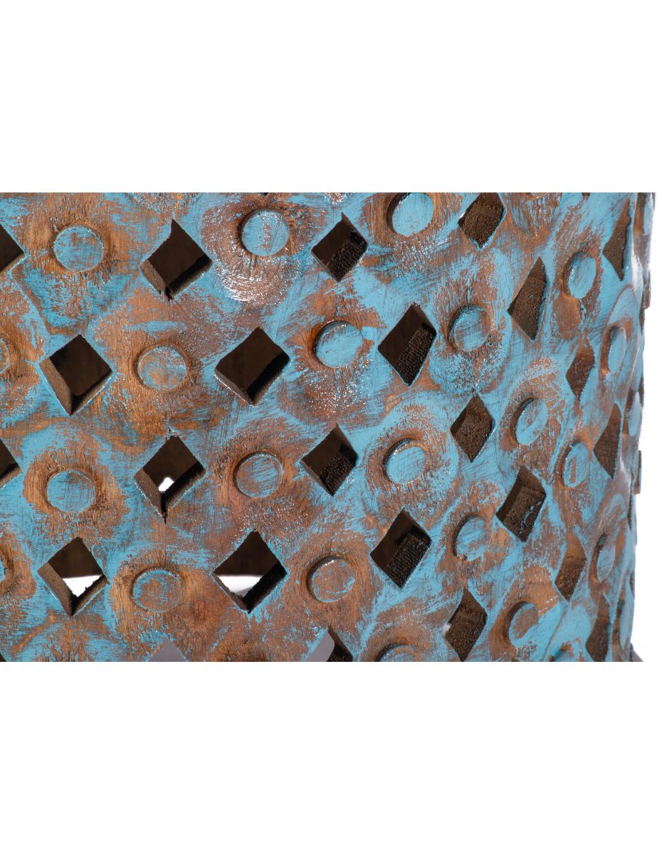 WOODEN CARVED SIDE TABLE